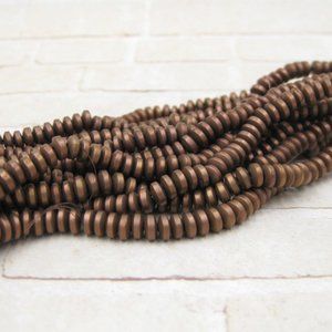Bronze Hematite Rondelle Beads Full Strand Jewelry Making Supplies
